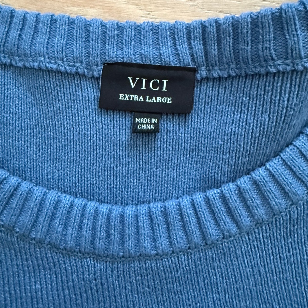 VICI Lorene Tie Waist Mini Sweater Dress - Picture 9 of 9